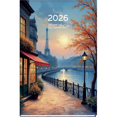 Ημερολόγιο ημερήσιο The Writing Fields Around the World 14x21cm 2026 σε διάφορα χρώματα (1 τεμάχιο)