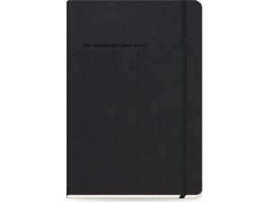 Ημερολόγιο εβδομαδιαίο The Writing Fields Softline 2000 14x21cm 2026 με λάστιχο soft εξώφυλλο με υφή δέρματος μαύρο