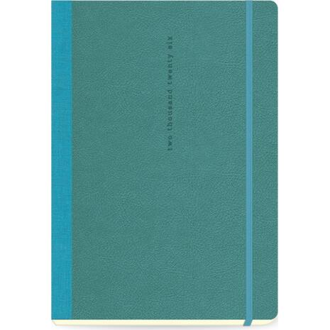 Ημερολόγιο ημερήσιο The Writing Fields Lovable 4800 13.8x20cm 2026 πετρολ