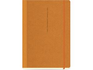 Ημερολόγιο ημερήσιο με λάστιχο TWF Flexbook Lovable 4800 2026 13,8x20εκ Πορτοκαλί