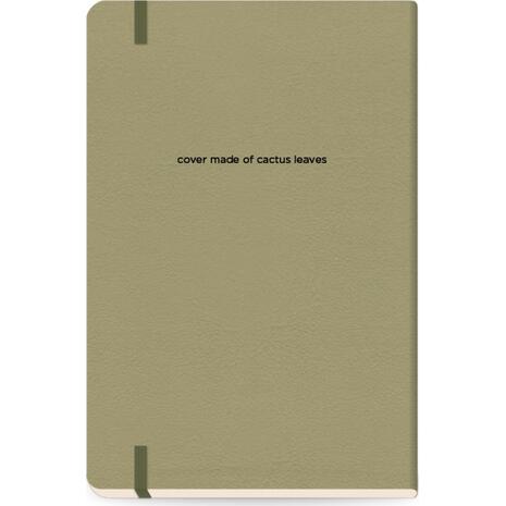 Ημερολόγιο ημερήσιο TWF 2026 Cactus 3400 soft με λάστιχο 13,8x20cm Desert Sand