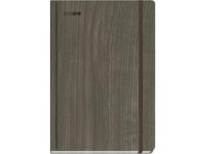 Ημερολόγιο ημερήσιο ημιεύκαμπτο TWF 2026 Woodstock 3090 13,8x20.4cm Καφέ