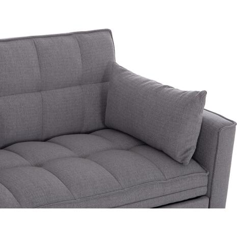 ΚΑΝΑΠΕΣ ΚΡΕΒΑΤΙ 2-ΘΕΣΙΟΣ BORG HM3289.01 ΓΚΡΙ ΥΦΑΣΜΑ 140x100x80Υεκ