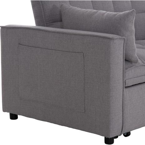 ΚΑΝΑΠΕΣ ΚΡΕΒΑΤΙ 2-ΘΕΣΙΟΣ BORG HM3289.01 ΓΚΡΙ ΥΦΑΣΜΑ 140x100x80Υεκ