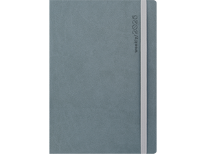 Ημερολόγιο εβδομαδιαίο Linardatos 2026 Flexy Weekly_D εύκαμπτο 360o δερματίνη με λάστιχο 14x21εκ Γαλάζιο 63183_D