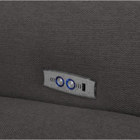 ΓΩΝΙΑΚΟΣ ΚΑΝΑΠΕΣ ΜΕ RECLINE ORACLE HM3290.01 ΓΚΡΙ ΥΦΑΣΜΑ 260x260x90(κάθισμα)x94Υεκ.