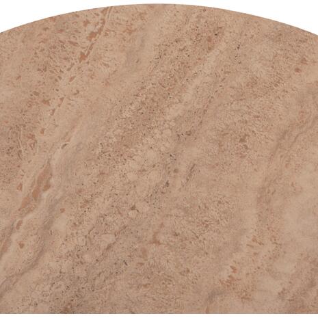 ΣΕΤ 2 ΤΡΑΠΕΖΙΑ ΣΑΛΟΝΙΟΥ JEN HM18305.04 ΜΕΤΑΛΛΟ ΣΑΜΠΑΝΙ-ΚΕΡΑΜΙΚΟ ΣΕ TRAVERTINE Φ50εκ & Φ70εκ