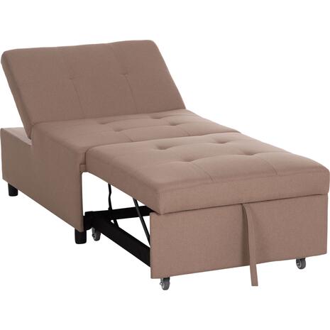 ΠΟΛΥΘΡΟΝΑ-ΚΡΕΒΑΤΙ LIBRE HM3295.03 ΜΠΕΖ ΥΦΑΣΜΑ 75x106x87Υεκ.