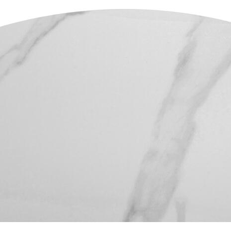 ΣΕΤ 2 ΤΡΑΠΕΖΙΑ ΣΑΛΟΝΙΟΥ LIDOX HM18306.02 SINTERED STONE TOP- SNOW WHITE ΧΡΩΜΑ Φ50 & Φ70