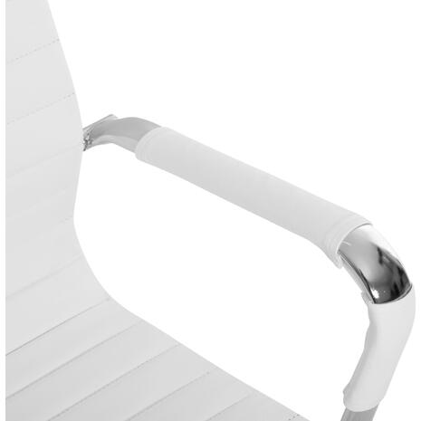 ΚΑΡΕΚΛΑ ΓΡΑΦΕΙΟΥ BOSS ΔΙΕΥΘΥΝΤΟΥ HM1059.32 ΛΕΥΚΟ PU ΠΟΔΙ ΧΡΩΜΙΟΥ 53x57x109Υεκ.