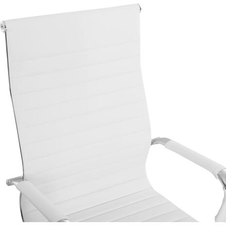 ΚΑΡΕΚΛΑ ΓΡΑΦΕΙΟΥ BOSS ΔΙΕΥΘΥΝΤΟΥ HM1059.32 ΛΕΥΚΟ PU ΠΟΔΙ ΧΡΩΜΙΟΥ 53x57x109Υεκ.