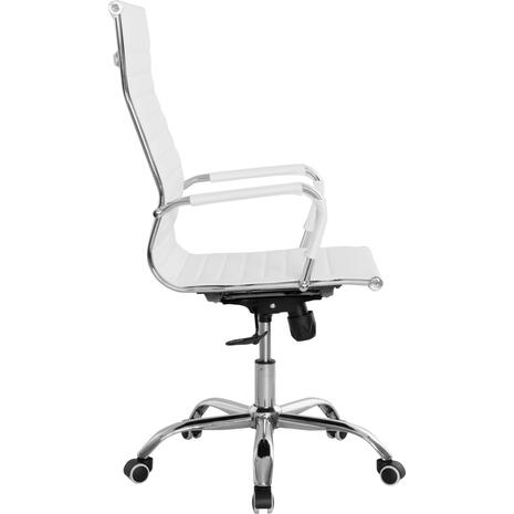 ΚΑΡΕΚΛΑ ΓΡΑΦΕΙΟΥ BOSS ΔΙΕΥΘΥΝΤΟΥ HM1059.32 ΛΕΥΚΟ PU ΠΟΔΙ ΧΡΩΜΙΟΥ 53x57x109Υεκ.