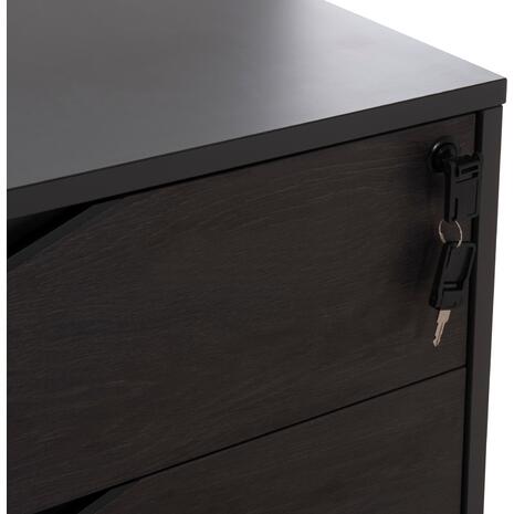 ΕΠΑΓΓΕΛΜΑΤΙΚΗ ΣΥΡΤΑΡΙΕΡΑ ΓΡΑΦΕΙΟΥ ΜΕ ΡΟΔΑΚΙΑ ROSEWOOD HM2108 42X42X60Y εκ.