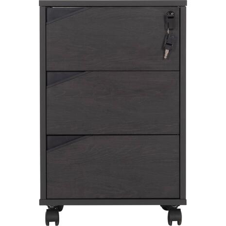 ΕΠΑΓΓΕΛΜΑΤΙΚΗ ΣΥΡΤΑΡΙΕΡΑ ΓΡΑΦΕΙΟΥ ΜΕ ΡΟΔΑΚΙΑ ROSEWOOD HM2108 42X42X60Y εκ.