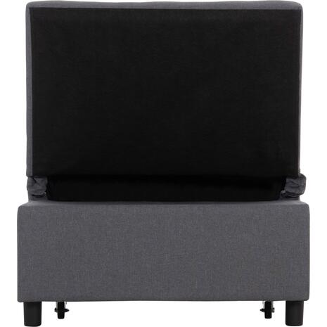 ΠΟΛΥΘΡΟΝΑ-ΚΡΕΒΑΤΙ LIBRE HM3295.01 ΓΚΡΙ ΥΦΑΣΜΑ 75x106x87Υεκ.