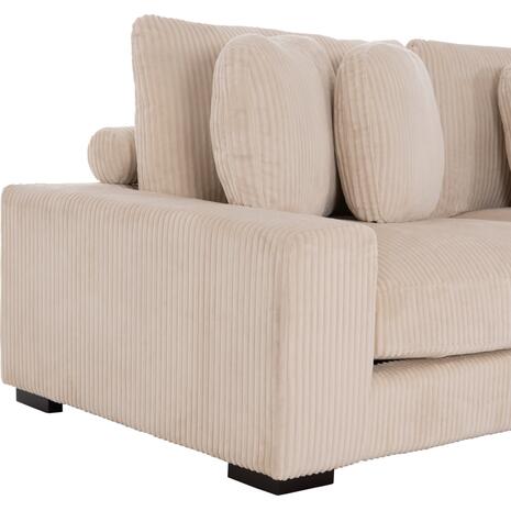 ΚΑΝΑΠΕΣ ΔΕΞΙΑ ΓΩΝΙΑ CRANFIELD HM3287.02R ΜΠΕΖ ΡΙΓΕ ΥΦΑΣΜΑ 315x167(γωνία)x67Υεκ.