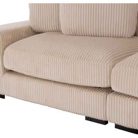 ΚΑΝΑΠΕΣ ΔΕΞΙΑ ΓΩΝΙΑ CRANFIELD HM3287.02R ΜΠΕΖ ΡΙΓΕ ΥΦΑΣΜΑ 315x167(γωνία)x67Υεκ.