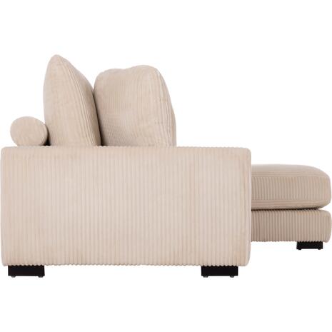 ΚΑΝΑΠΕΣ ΔΕΞΙΑ ΓΩΝΙΑ CRANFIELD HM3287.02R ΜΠΕΖ ΡΙΓΕ ΥΦΑΣΜΑ 315x167(γωνία)x67Υεκ.