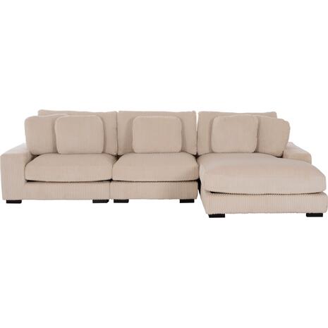 ΚΑΝΑΠΕΣ ΔΕΞΙΑ ΓΩΝΙΑ CRANFIELD HM3287.02R ΜΠΕΖ ΡΙΓΕ ΥΦΑΣΜΑ 315x167(γωνία)x67Υεκ.