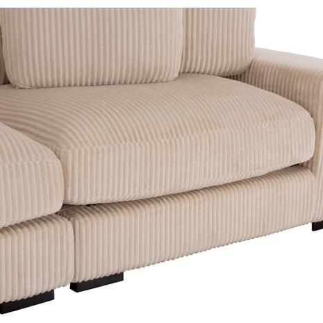 ΚΑΝΑΠΕΣ ΑΡΙΣΤΕΡΗ ΓΩΝΙΑ CRANFIELD HM3287.02L ΜΠΕΖ ΡΙΓΕ ΥΦΑΣΜΑ 315x167(γωνία)x67Υεκ.