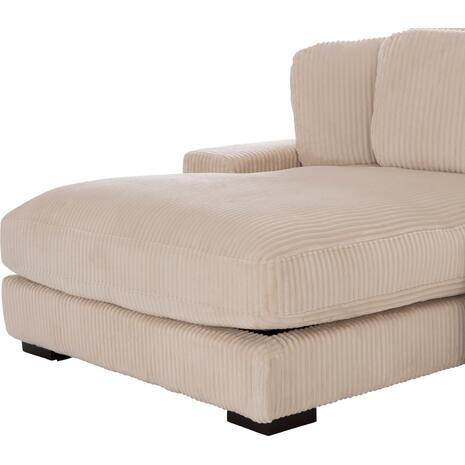 ΚΑΝΑΠΕΣ ΑΡΙΣΤΕΡΗ ΓΩΝΙΑ CRANFIELD HM3287.02L ΜΠΕΖ ΡΙΓΕ ΥΦΑΣΜΑ 315x167(γωνία)x67Υεκ.