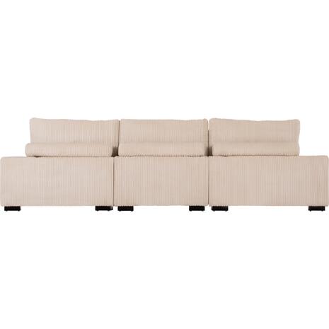 ΚΑΝΑΠΕΣ ΑΡΙΣΤΕΡΗ ΓΩΝΙΑ CRANFIELD HM3287.02L ΜΠΕΖ ΡΙΓΕ ΥΦΑΣΜΑ 315x167(γωνία)x67Υεκ.