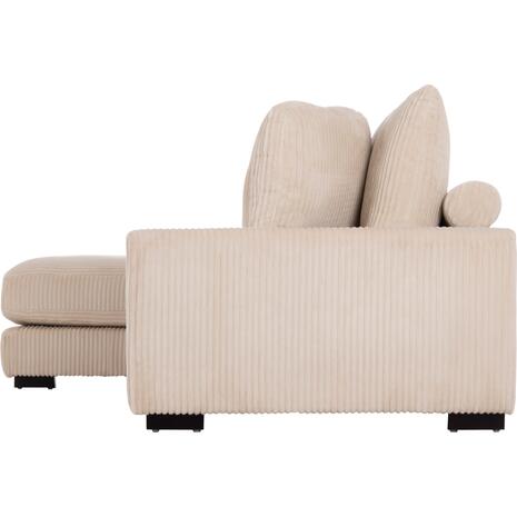 ΚΑΝΑΠΕΣ ΑΡΙΣΤΕΡΗ ΓΩΝΙΑ CRANFIELD HM3287.02L ΜΠΕΖ ΡΙΓΕ ΥΦΑΣΜΑ 315x167(γωνία)x67Υεκ.