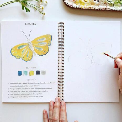 Βιβλίο Ζωγραφικής - χρωματισμού "Animal" & 12 Νερομπογιές 16x24εκ 14 φύλλα (36247)