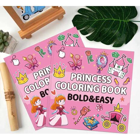 Βιβλία χρωματισμού Colouring book "Πριγκίπισσα" 21x21εκ., 44 φύλλα (36250)