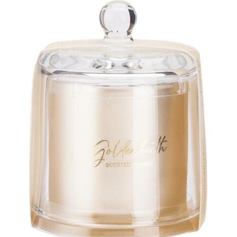 Αρωματικό κερί με γυάλινο κάλυμμα Golden Birch 9×8εκ.