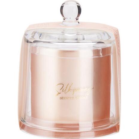 Αρωματικό κερί με γυάλινο κάλυμμα Silk Peony 9×8εκ.