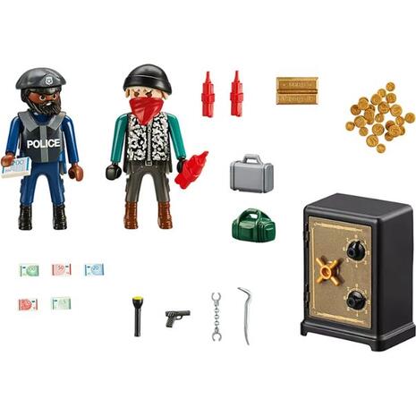 Playmobil City Action Starter Pack Σύλληψη Διαρρήκτη Χρηματοκιβωτίου (70908)