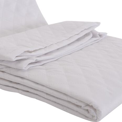 ΕΠΙΣΤΡΩΜΑ ΑΔΙΑΒΡΟΧΟ VELURA HM12174.90 MICROFIBER & PU--4 ΛΑΣΤΙΧΑ 90x200εκ