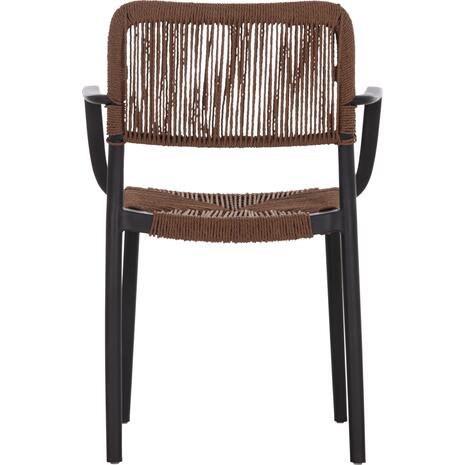 ΠΟΛΥΘΡΟΝΑ ΕΞ.ΧΩΡΟΥ STRIDER HM6391.02 ΜΑΥΡΟ ΠΟΛΥΠΡΟΠΥΛΕΝΙΟ--ΚΑΦΕ ΣΧΟΙΝΙ 57x53x80Υεκ. (σετ 5 τεμαχίων)