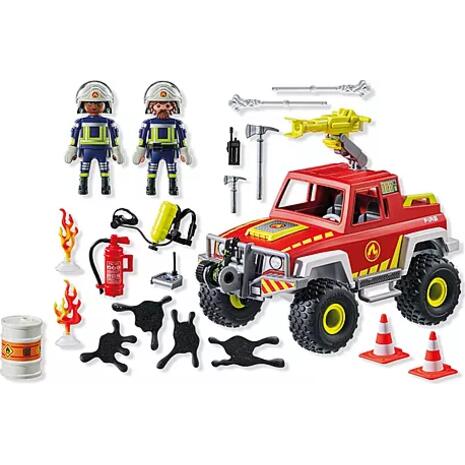 Playmobil Action Heroes Πυροσβεστικό Όχημα 4x4 (71824)