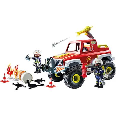 Playmobil Action Heroes Πυροσβεστικό Όχημα 4x4 (71824)