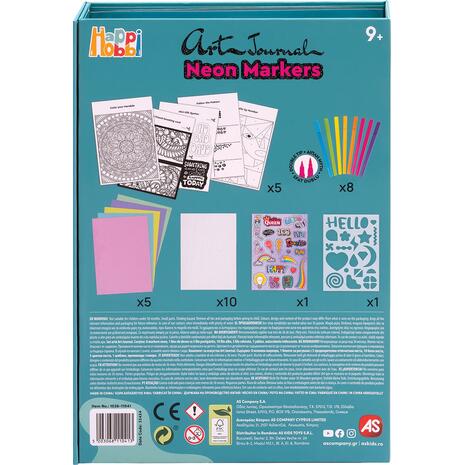 AS Happi Hobbi: Art Journal Neon Markers (1038-11041)