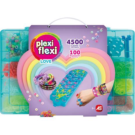 Plexi Flexi Love Θήκη με 4500 Λάστιχα & 100 Αξεσουάρ (1080-25575)