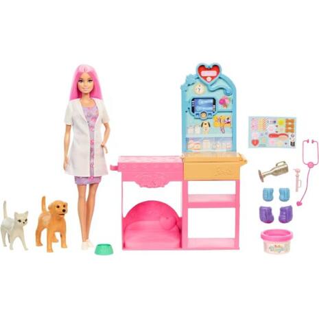 Mattel Barbie Ιατρείο Για Ζωάκια (JFX93)