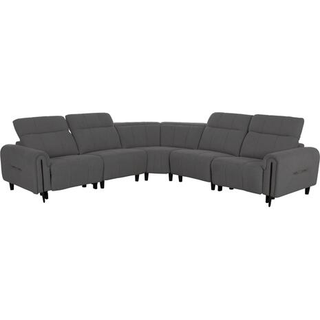 ΓΩΝΙΑΚΟΣ ΚΑΝΑΠΕΣ ΜΕ RECLINE ORACLE HM3290.01 ΓΚΡΙ ΥΦΑΣΜΑ 260x260x90(κάθισμα)x94Υεκ.