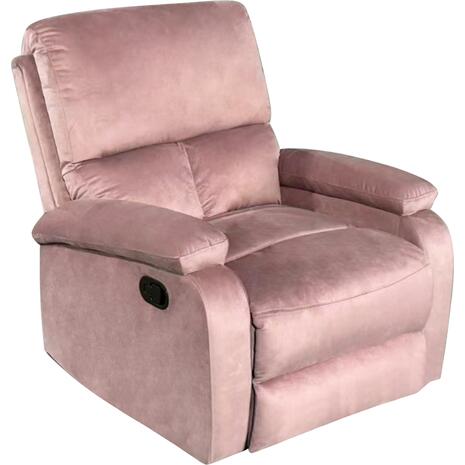 ΠΟΛΥΘΡΟΝΑ RELAX DIONI HM3296.02 ΡΟΖ ΒΕΛΟΥΔΟ 81x94x97Υεκ.