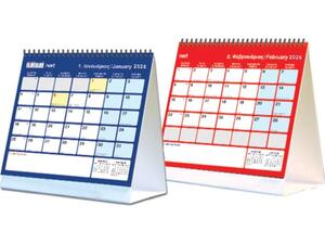 Ημερολόγιο γραφείου 2026 μηνιαίο σπιράλ (πυραμίδα) Υ16x17εκ.