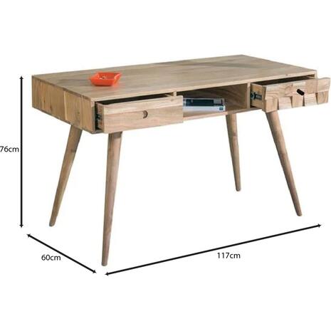 TEKA Κονσόλα - Γραφείο Ξύλο Ακακία Φυσικό (ΕΑ7045)