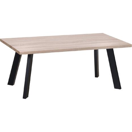 BAXTER Τραπεζάκι Σαλονιού Καθιστικού, Μέταλλο Βαφή Μαύρο, Sonoma (ΕΜ754)