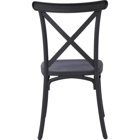 DESTINY Καρέκλα Πολυπροπυλένιο (PP), Απόχρωση Ανθρακί, Στοιβαζόμενη (Ε377,2) (Ανθρακί)