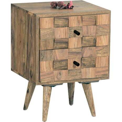 TEKA Κομοδίνο Ξύλο Ακακία Φυσικό (ΕΑ7044)