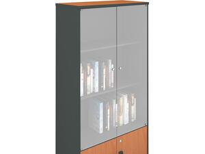 Γυάλινες πόρτες Βιβλιοθήκης-Α Γραφείου (ΕΟ124,8)