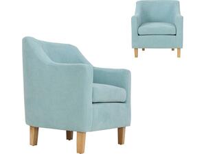 BETA Πολυθρόνα - Μπερζέρα Σαλονιού - Καθιστικού, Ύφασμα Ανοιχτό Βεραμάν (Ε7130,1)