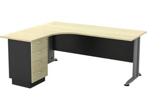 SUPERIOR COMPACT Αριστερή Γωνία - Απόχρωση Dark Grey - Beech (ΕΟ995L)