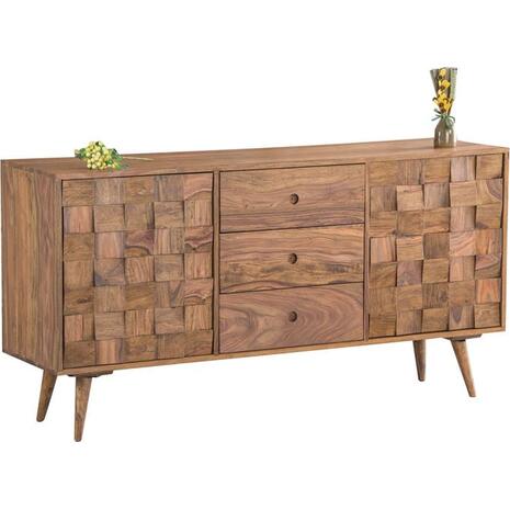 TEKA Μπουφές Τραπεζαρίας Σαλονιού, Ξύλο Ακακία Φυσικό (ΕΑ7043)